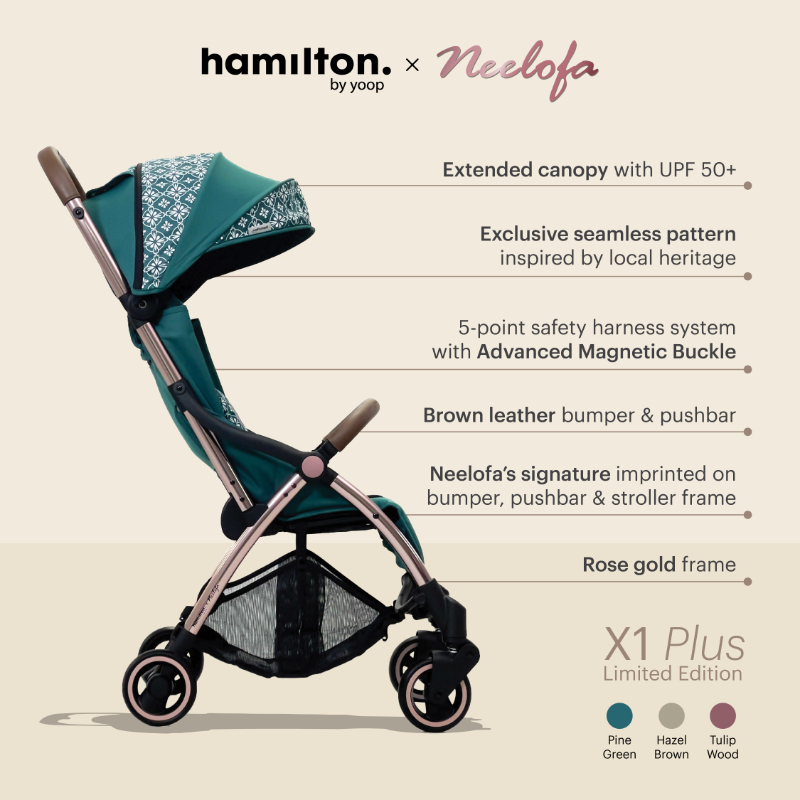 Hamilton X1 Plus Stroller - Neelofa Limited Edition